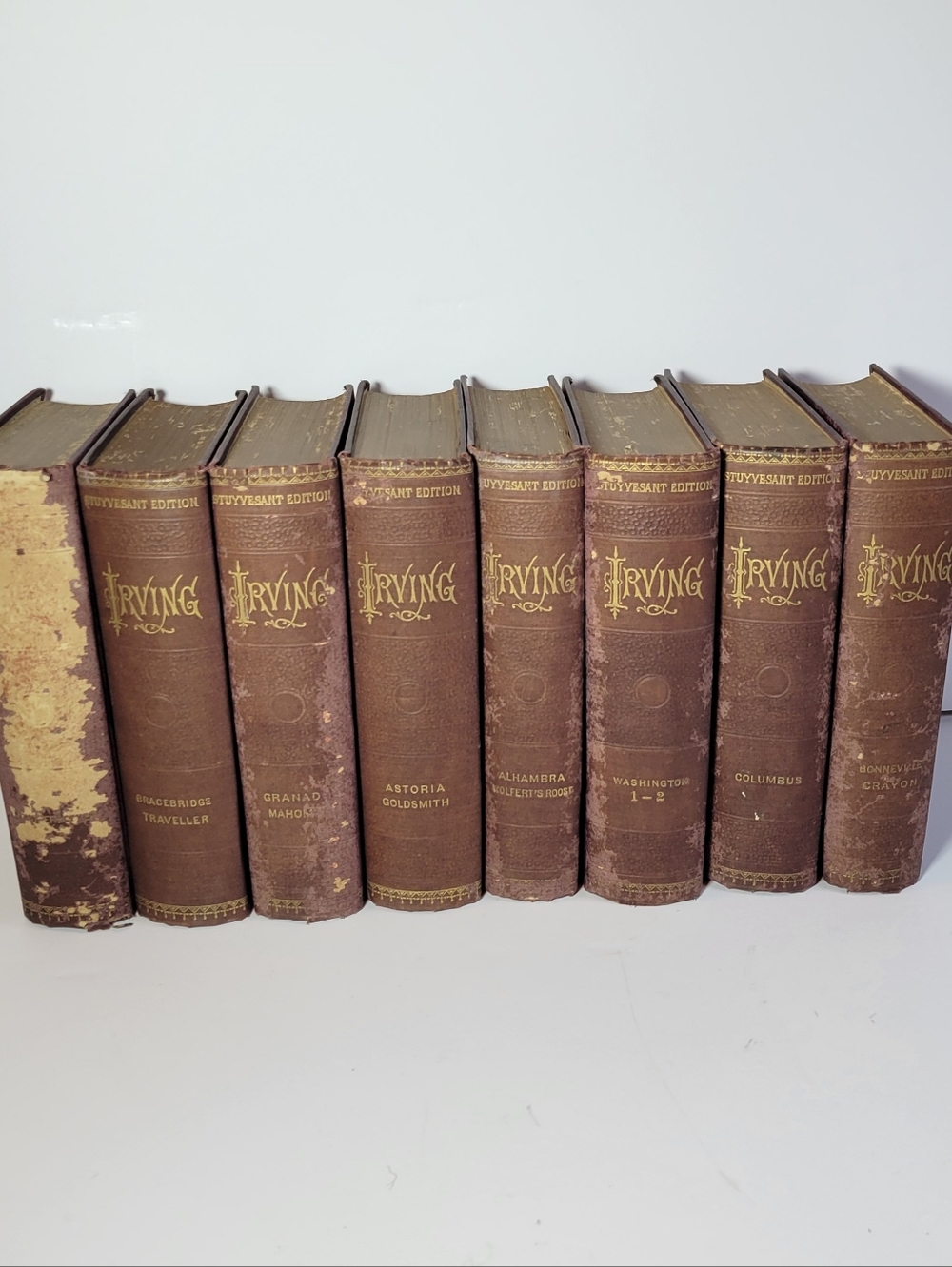 Washington Irving's Works (8 Volume Set) 1848 - 1860